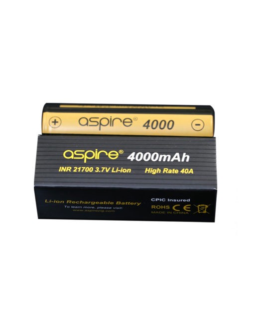 21700 Battery 4000mah Aspire
